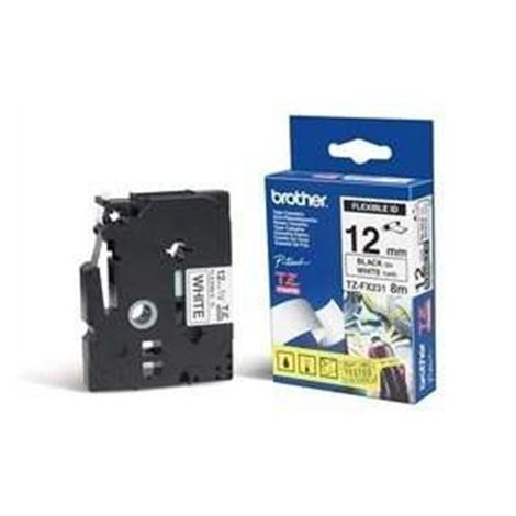 Brother | FX231 | Flexible ID tape | Thermal | Black on white | Roll (1.2 cm x 8 m) - 3